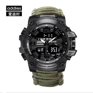 LED Military Watch with compass {30M Waterproof} Men's Sports Watch