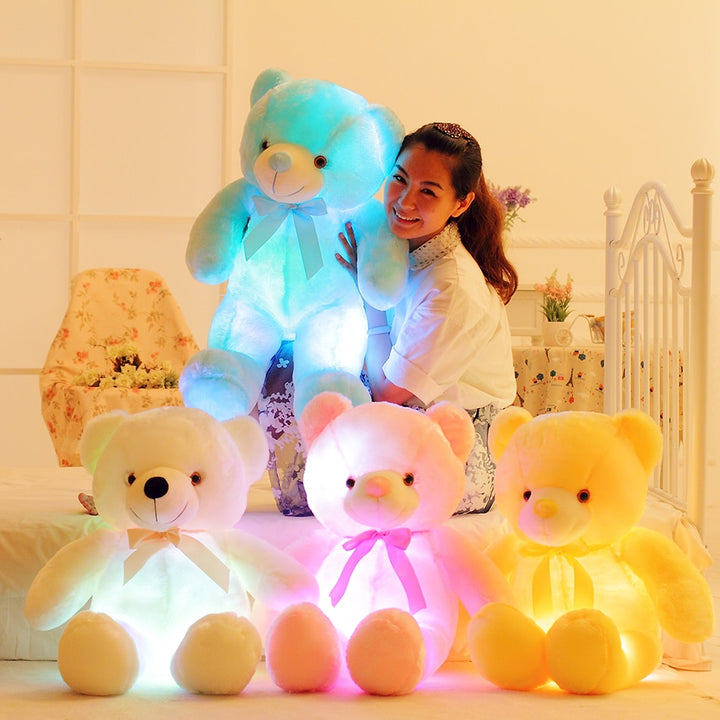 Creative Light Up LED Teddy Bear Stuffed Animals Plush