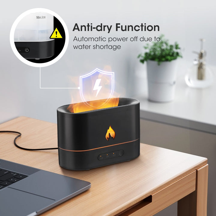 Double or Volcanic Color Flame Diffuser