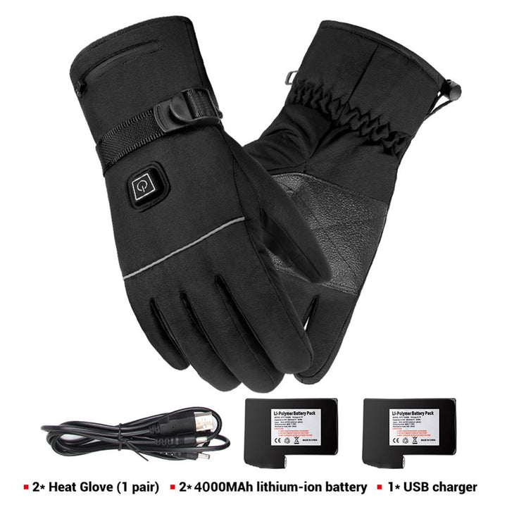 Heated Motorcycle Gloves Waterproof and Moto Touch Screen