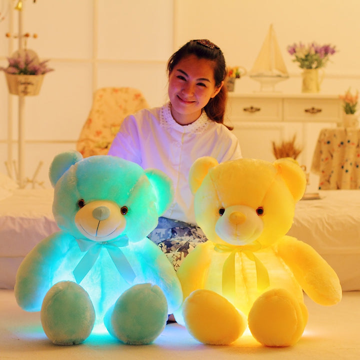 Creative Light Up LED Teddy Bear Stuffed Animals Plush