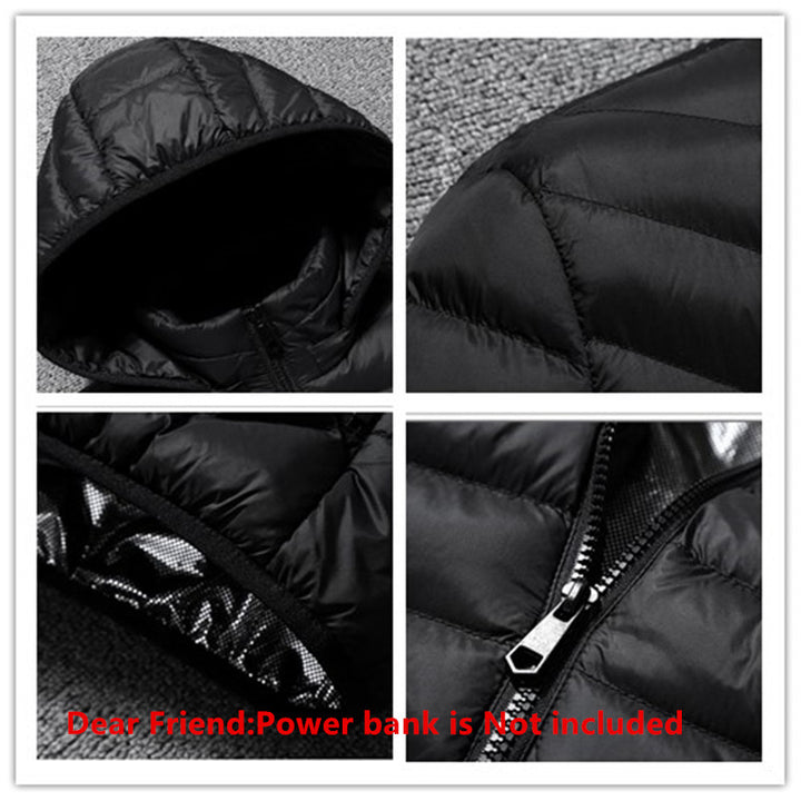 High Quality Heated {Jacket or Vest} Down Cotton Mens Women